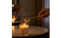 Candle Snuffer with Rabbit Head Brass Candle Snuffer Elegant for Dinner Settings