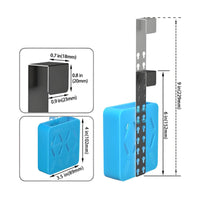 Ventilated Cleaning Tablet Holder Slotted Bathroom Accessory Easy to Install