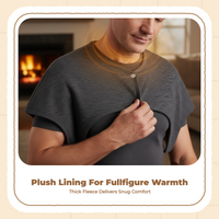 Men's Shoulder Warmer, Winter, Plush Lining, Home
