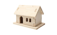 DIY Wooden House  set  Interlocking Wooden House Model Easy to Assemble Toy for Students, Crafting Class