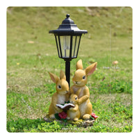 Creature Figurine Path Light Handmade Outdoor Lighting for Patio, Walkway