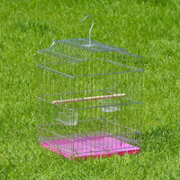 Medium Bird Cage for Breeding and Ornamental Parrots, Thickened and Encrypted Wire Villa Birdcage for Myna and Thrush Birds