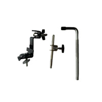 Drum Accessory Clamp for Cymbal Stacking and Hi-Hat