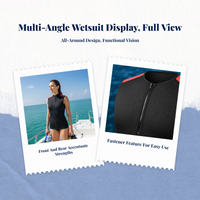 Neoprene wetsuit vest for UV protection