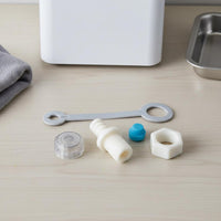5 Pieces Drain Assembly with Silicone Plug Water Dispenser Drain Plug Wear-Resistant Fitting for Home Repairers