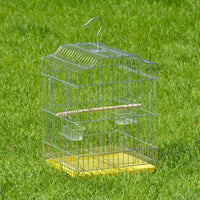 Medium Bird Cage for Breeding and Ornamental Parrots, Thickened and Encrypted Wire Villa Birdcage for Myna and Thrush Birds