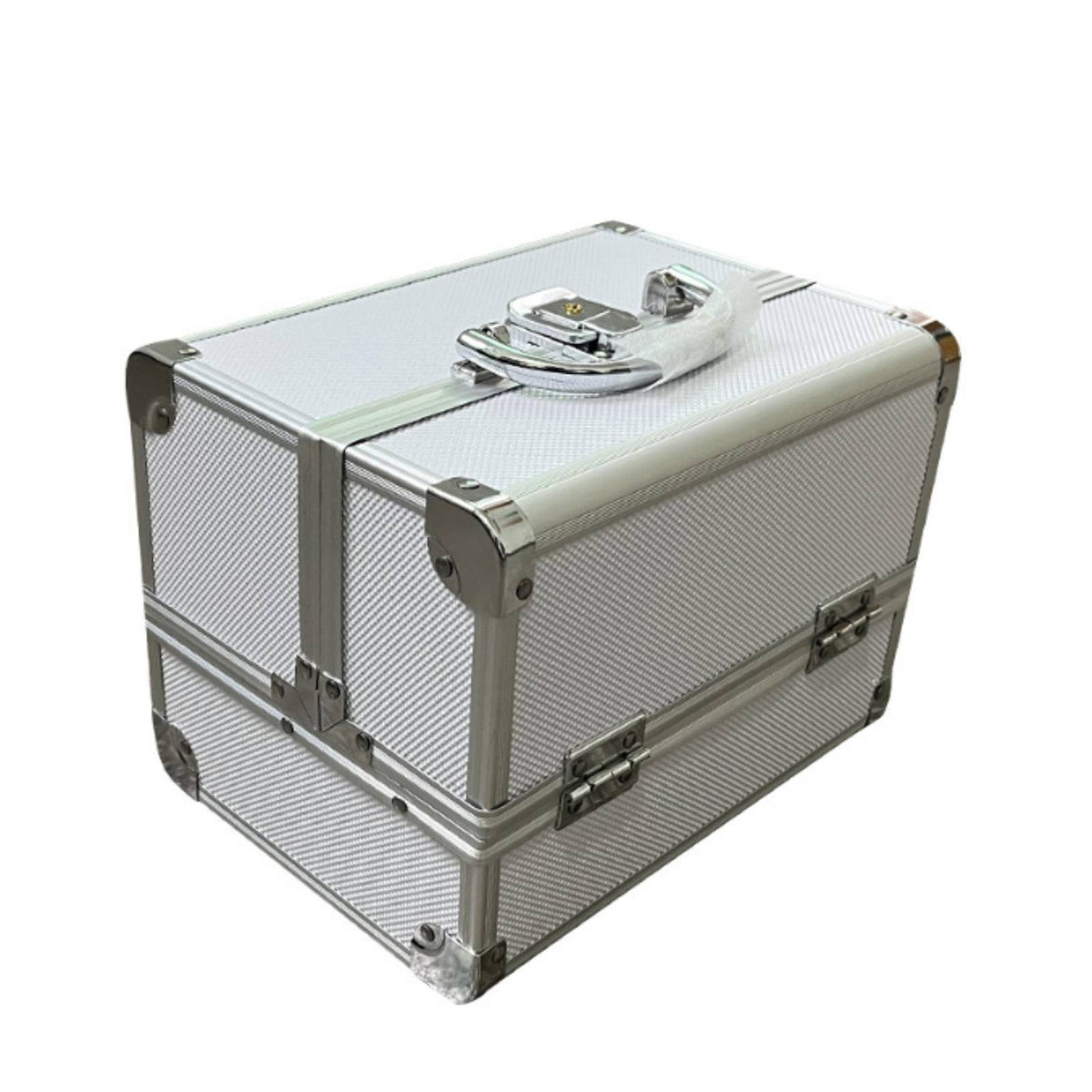 Makeup Case with Mirror Portable Makeup Box with Mirror Rigid-Construction Cosmetic Organizer   for Vanity Table