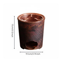Hand-Hammered Tea Heater Textured Hand-Hammered Copper Teapot Food Safe
