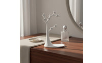 Plum Blossom Design Jewelry Tree Stand Decorative Tree Branch Jewelry Holder Multi-Functional Bracelet Holder Stand Tangle-Tangle-Proof Storage for Women, Girls, Vanity, Dresser Top, Entryway