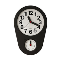 Weekday Wall Clock Artistic Design Clock with Day Display Minimalist Home Decor for Living Room, Bedroom