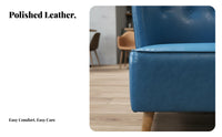 2-Seater Upholstered Banquette Nordic Design Booth Seating Minimalist design Cafe Loveseat for partners, Office Reception Area, boba Tea Shop, Bedroom