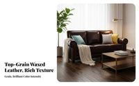 3-Person Upholstered Settee Nordic aesthetic 3-Seater Wooden Frame Settee Minimalist Design Sofa for Apartment Dwellers, Homeowners, Lounge Area, Den