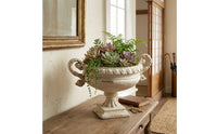 Urn Planter with Handles Vintage Pot Large for Mantel