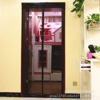 Magnetic Screen Door with Anti-Mosquito Mesh for Summer