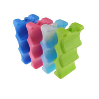 Wave-Shaped Plastic Ice Pack for Food Preservation