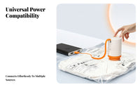 USB Vacuum Pump Portable Space-Saver Bag Single-Press