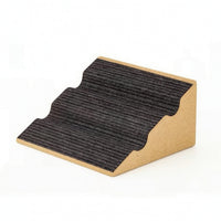 Cork Pet Ramp Sloped Pet Ramp with Grooved Surface Gentle Angle Dog Steps for Elderly Cats