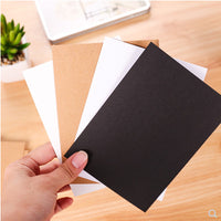 DIY Blank Postcards Star Photo Cards Word Cards Double-Sided Blank Cardstock