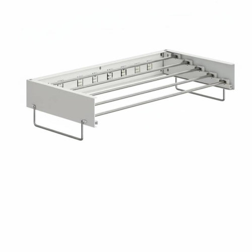 Retractable Wall-Mounted Drying Hanger Easy Installation Clothes Airer