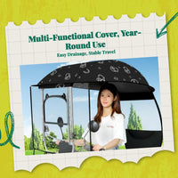 Waterproof scooter umbrella
