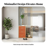 Modern Design unattachedstanding Partition Cabinet Minimalist design Room separater Space-Saving Privacy Screen Multi-Functional for Apartment Dwellers, Homeowners, Renters, Foyer, Bedroom, Home sectionice