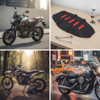 Motorcycle Seat Cover Waterproof Motorcycle Seat Protector Anti-Slip for Motorcyclists, Commuters, Motorcycles