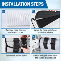 Air Conditioner Pipe Insulation Sleeve for 5 and 5.9 Inch Diameter
