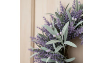 Lavender Wreath Realistic Look Artificial Lavender Wreath Vibrant Colors