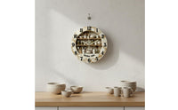 Kitchen Herb Wall Clock Nordic Design Herb Kitchen Clock Easy to Hang