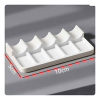 Paint Brush Holder with Wells Tabletop Organizer Rectangular for Studio, Desk