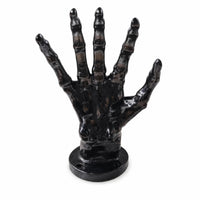 Skeletal Hand Stand Five-Finger Ball Display Holder Glossy