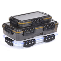 Waterproof Fishing Tackle Box with Removable Dividers, Large Capacity Lure Storage Case