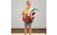Coconut Drink Costume Funny Kid's Coconut Costume Includes Hat Tropical Beverage Outfit for Kids, Children, Halloween, Party, Performance