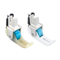Universal Teflon Wide Seam Roller Presser Foot Adjustable for Thick and Thin Fabrics, Topstitching, Zipper Sewing Accessory