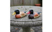 Colorful Mallard Duck Figurine Vivid Shape Garden Ornament for Study Room