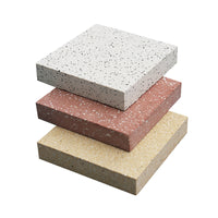Lychee Surface Outdoor PC Paver Stone for Garden and Municipal Landscaping, Sesame Grey/White/Maple Red/Light Grey