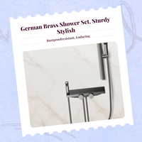Pressure balance copper shower set
