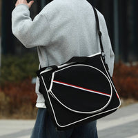Multi-Purpose Badminton Racket Tote Bag Convertible Strap Tennis Racket Shoulder Bag Separate Shoe Compartment Large Capacity Sports Tote Wet-Dry Separation for Outdoor, Gym