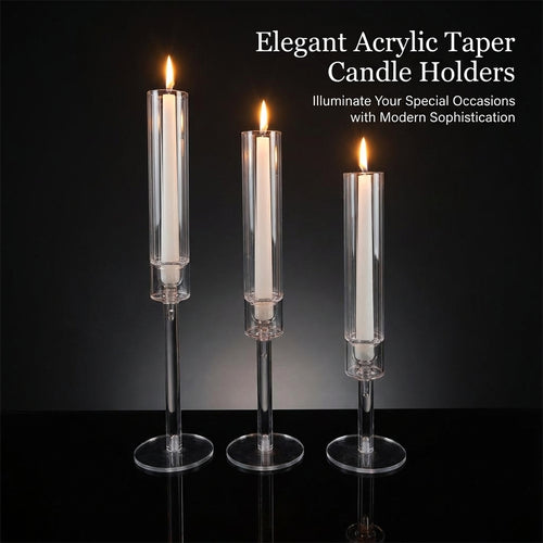 Acrylic Candle Holder, American Style
