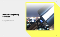 Dimmable rechargeable RGB LED light