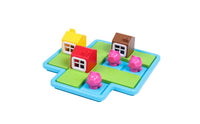 Parent-Child Interaction Three Little Pigs Game Problem-Solving Wolf and Pigs Board Game Story-Based Gameplay Preschool Reasoning Brain Teaser Educational for Children, Family Time, Home