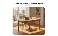 Simple Design Writing Desk with Drawer Spacious Tabletop Computer Desk with Drawers Easy Assembly Study Table Sturdy Construction for Students, Home Workers, Professionals, Small Apartment, Bedroom, Dormitory