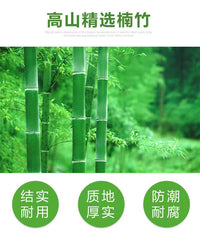 Foldable Two-Tier Bamboo Luggage Rack for Hotel, Home, Guesthouse, Bedroom