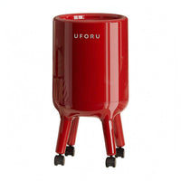 Cylindrical Trash Bin Plastic Home Storage Raised Base