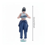 Painted Automotive Technician Figurine 1:64 Scale Diorama Figure Realistic for Model Scenes
