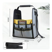 Electrician Tool Bag Portable Multi-Pocket Tool Pouch Adjustable Shoulder Strap