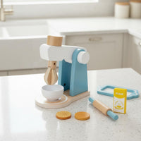 Perfect Gift Wooden Kitchen Toy Set Realistic Design Wooden Cooking Playset Educational Kids Cooking Playset Sparks Creativity & Creativity for Girls, Preschoolers, Toddlers