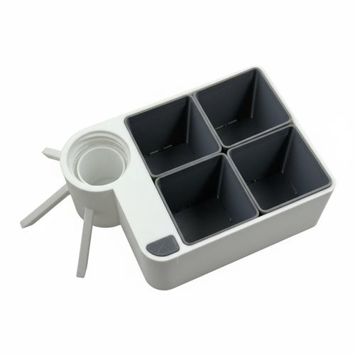 Self-Watering Seedling Tray Educational Automatic Watering Planter Compact Design 3D Printed Sprouting Box for Kids, Beginners, Desktop, Windowsill