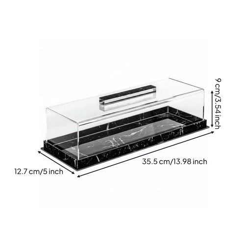 Acrylic Bread Box Transparent Acrylic Bakery Display Case Dustproof