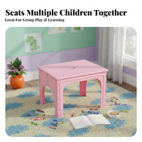 2 Pieces children's Table and Chairs Set Foldable Design for Classroom, Toddlers